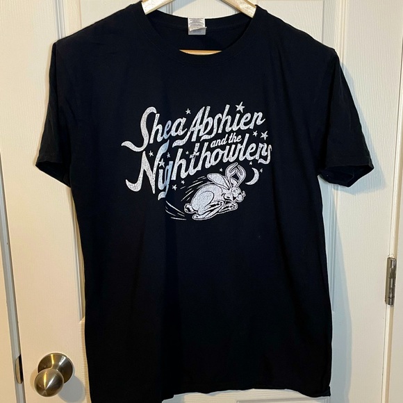 Gildan Shea Abshier & the Nighthowlers tee sz L - Picture 1 of 5